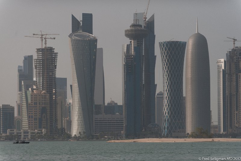 20120408_164629 Nikon D3 2x3.jpg - View of Qatar skyscrapers from Corniche